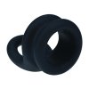 Wide Double O Silicone Cockring - S - Black
